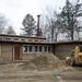 The siding has been removed from the mid-century westside house. Melanie Maxwell I AnnArbor.com